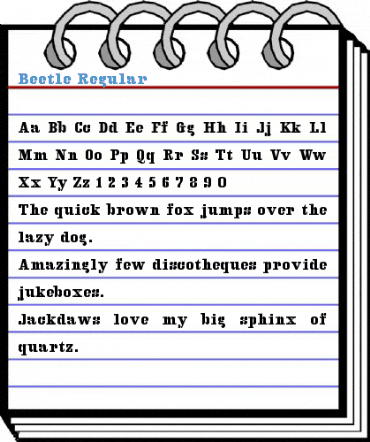 Beetle Regular Font