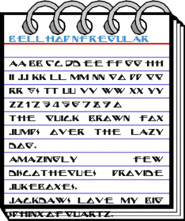 Bellhop NF Regular Font