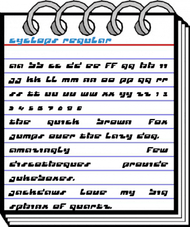 Cyclops Regular Font