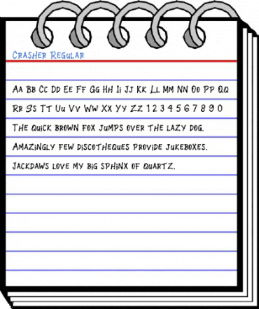 Crasher Regular Font