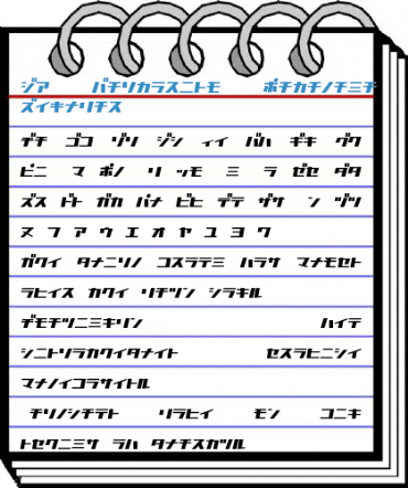 D3 Factorism Katakana Italic Font