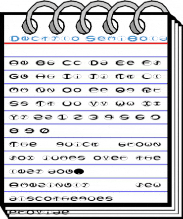Dactylo SemiBold Font