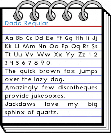Dada Regular Font