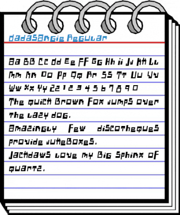 DadasAngie Regular Font