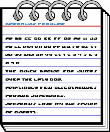 Daedalus Regular Font