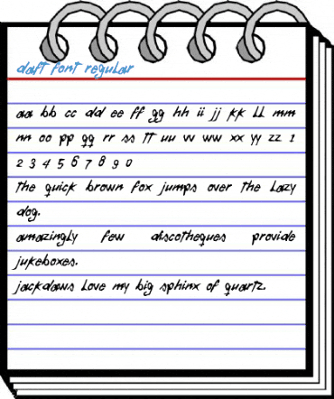 Daft Font Regular Font