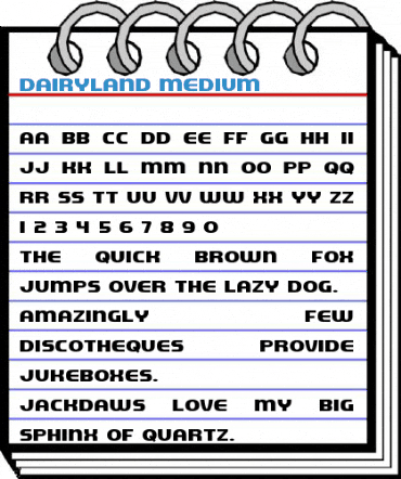 Dairyland Medium Font