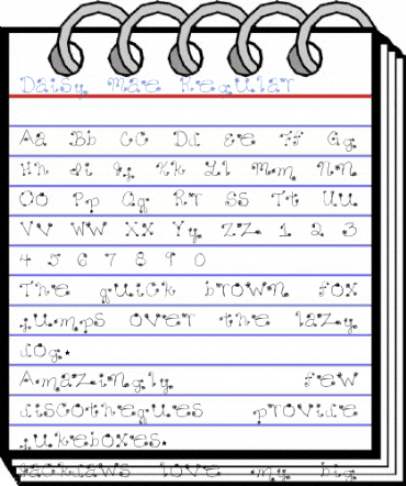 Daisy Mae Regular Font