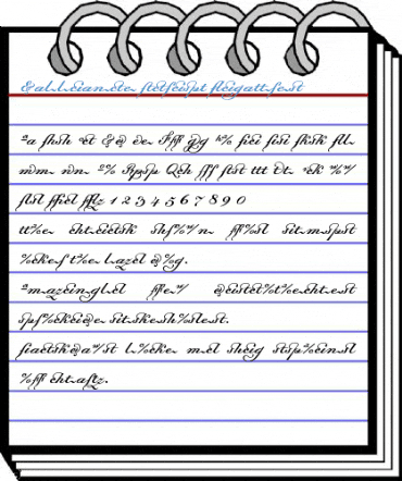 Dalliance Script Ligatures Font