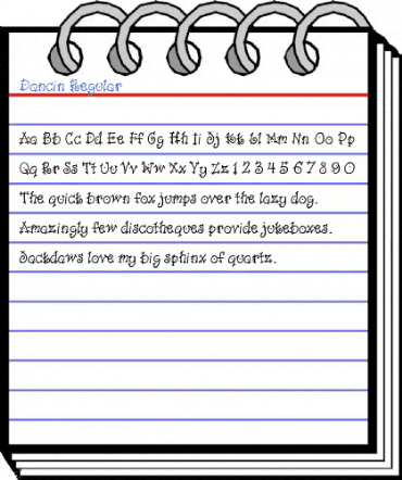 Dancin Regular Font