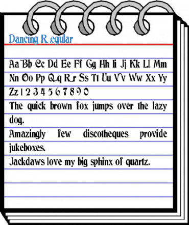 Dancing Regular Font