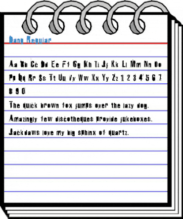 Dang Regular Font