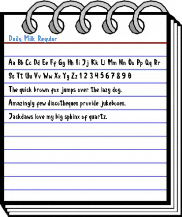 Daily Milk Font