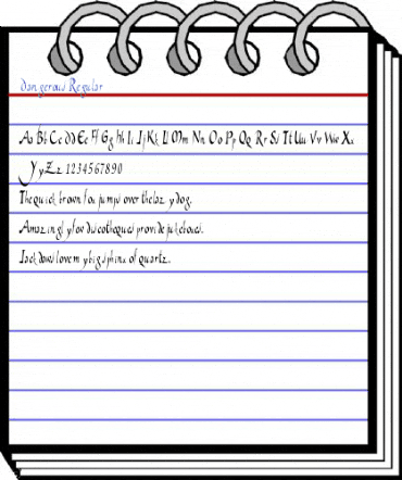 Dangerous Regular Font