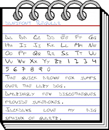 danifont Regular Font