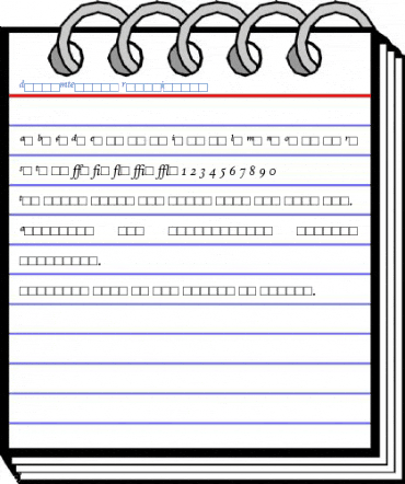 DanteMTExpert RomanItalic Font