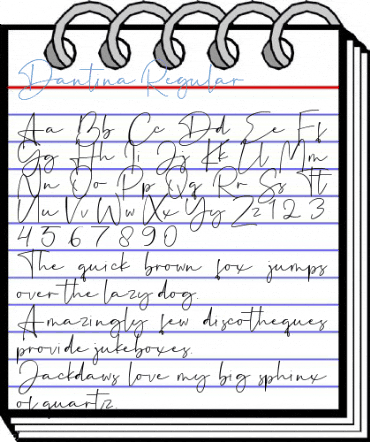 Dantina Regular Font