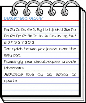 Datastream Regular Font
