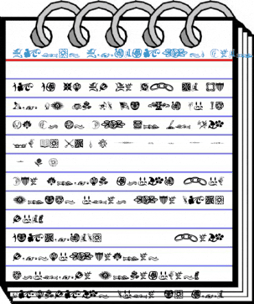 Davys Dingbats1 Regular Font