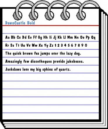 DawnCastle Bold Font