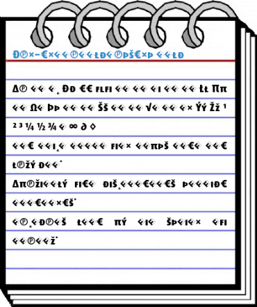 Dax-ExtraBoldCapsExp Font