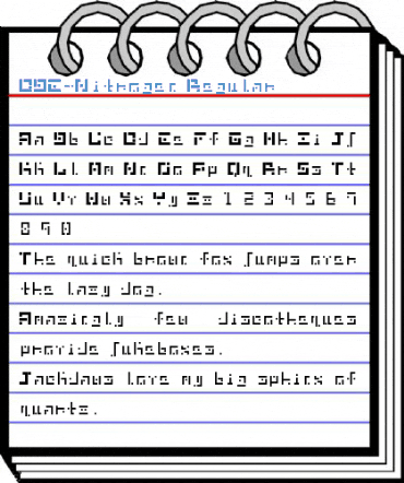 DBE-Nitrogen Regular Font