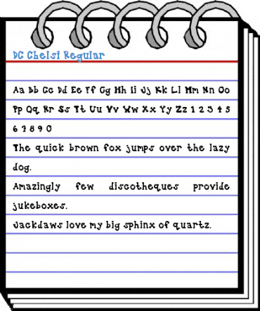 DC Chelsi Regular Font