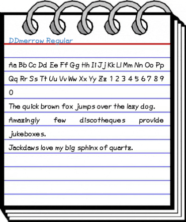 DDmerrow Regular Font