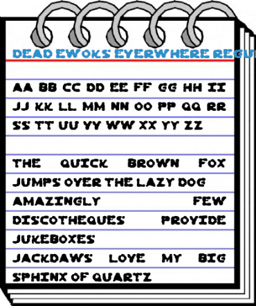 Dead Ewoks Everwhere Regular Font