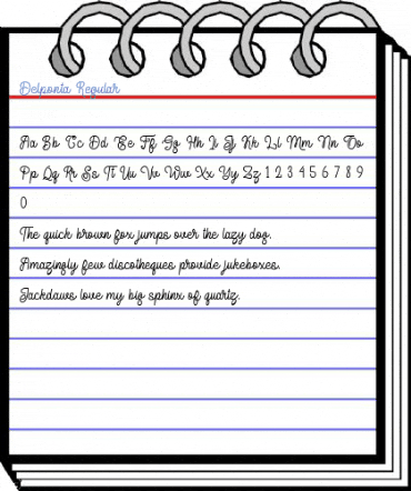 Delponta Regular Font