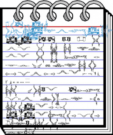 Deborah Extras/Ornaments Regular Font