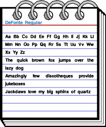 DeFonte Regular Font