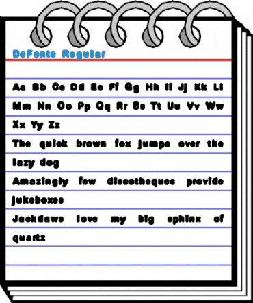 DeFonte Regular Font