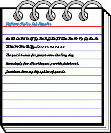 Deftone Stylus Ink Regular Font