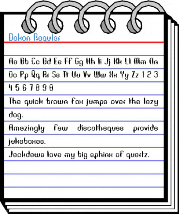 Dekon Regular Font