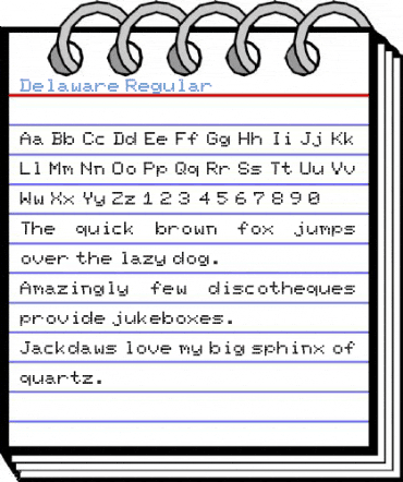 Delaware Regular Font