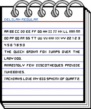 Delilah Regular Font