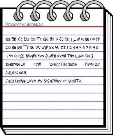 DenneyOne Regular Font