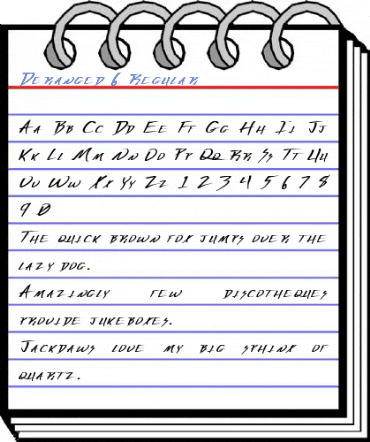 Deranged 6 Regular Font