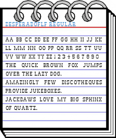 DesperadoFLF Regular Font