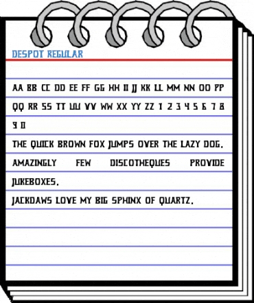 Despot Regular Font