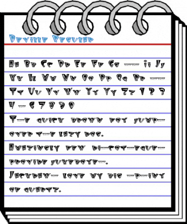 Deville Regular Font