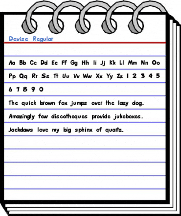 Devise Regular Font