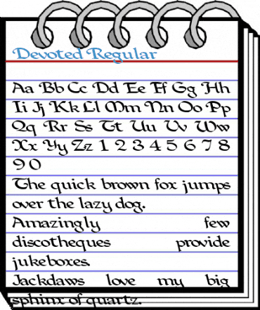 Devoted Regular Font