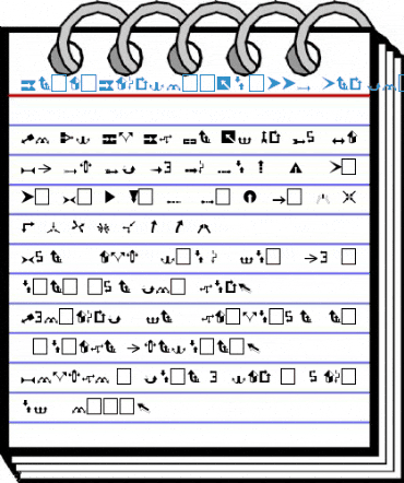 DexisDingbatsFourSSK Regular Font