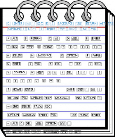 DexisDingbatsTwoSSi Regular Font