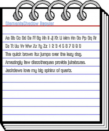 DiamanteShadow Regular Font