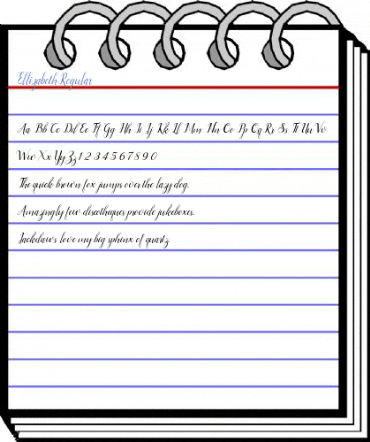 Ellizabeth Regular Font