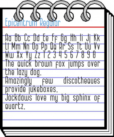 Epicentrum Regular Font