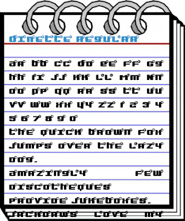 Dinette Regular Font